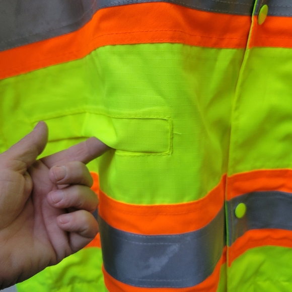 Work King Safety Rain Jacket Size Large - Picture 15 of 15